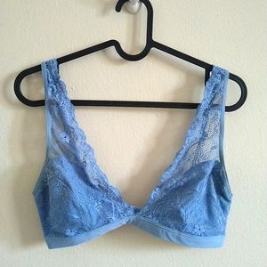 Naja Adriana Blue Lace Bralette (M)